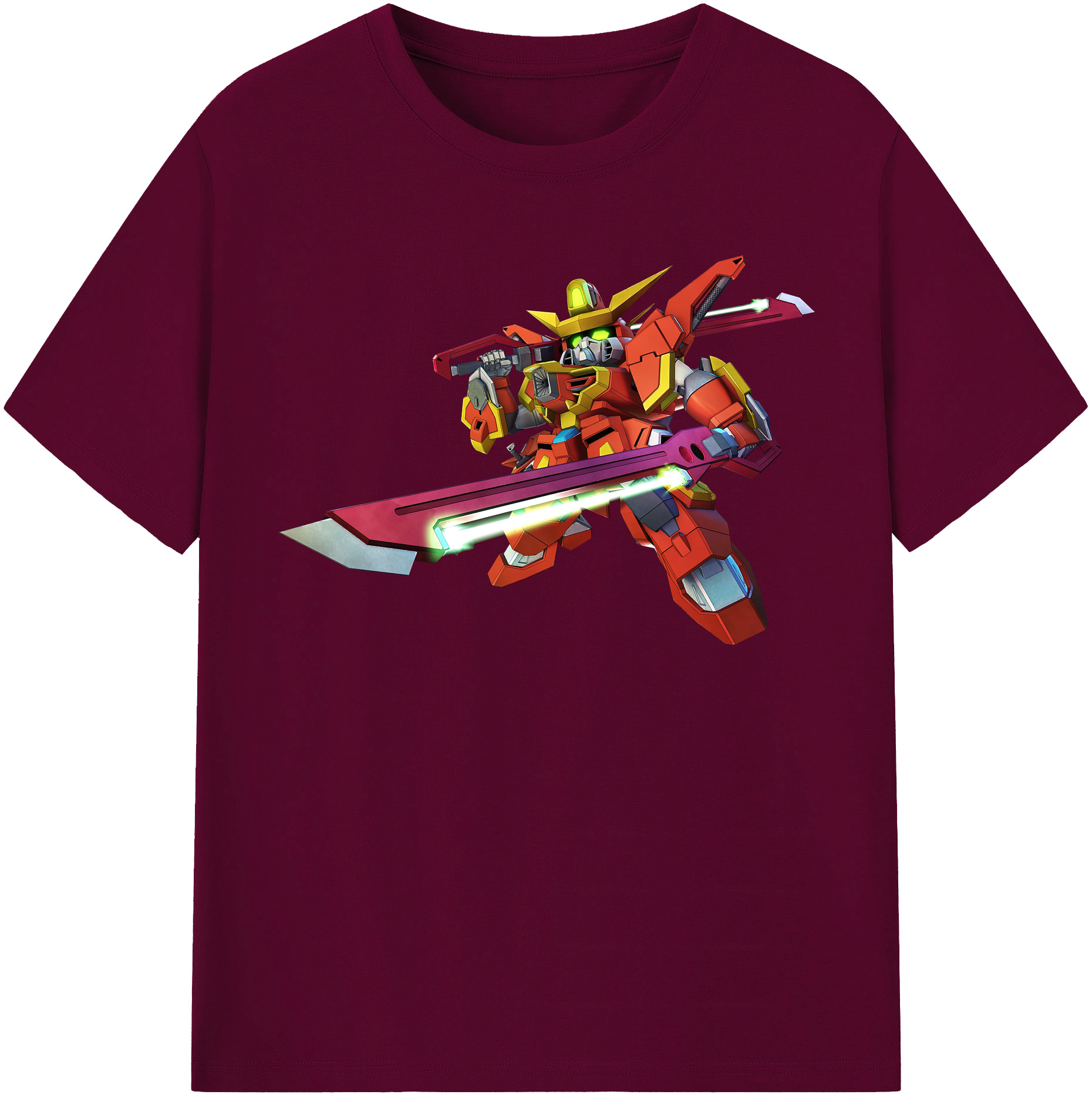 （画像用） 機動戦士ガンダム Mobile Suit Gundam レディースカジュアルプリントTシャツ（綿100％）